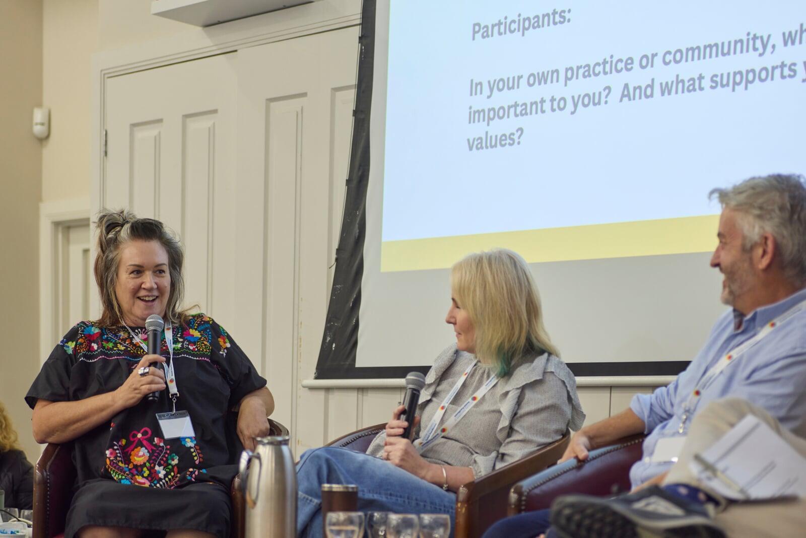 Panel discussion during plenary session at the VAGP conference